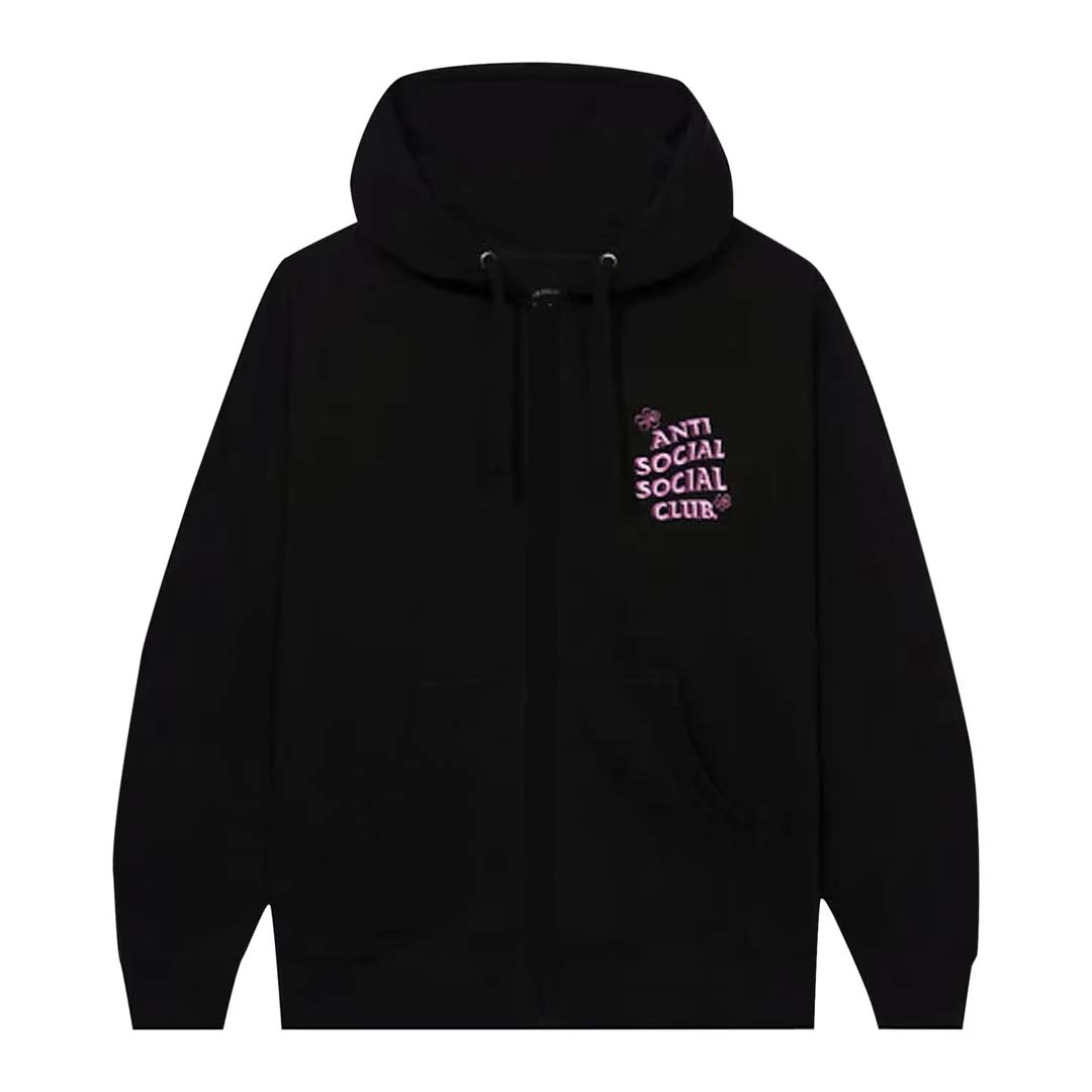 Anti Social Social Club Coral Crush Hoodie 'Black' by Anti Social Social Club - NWAHYPE No.1 for streetwear Hoodies in USA