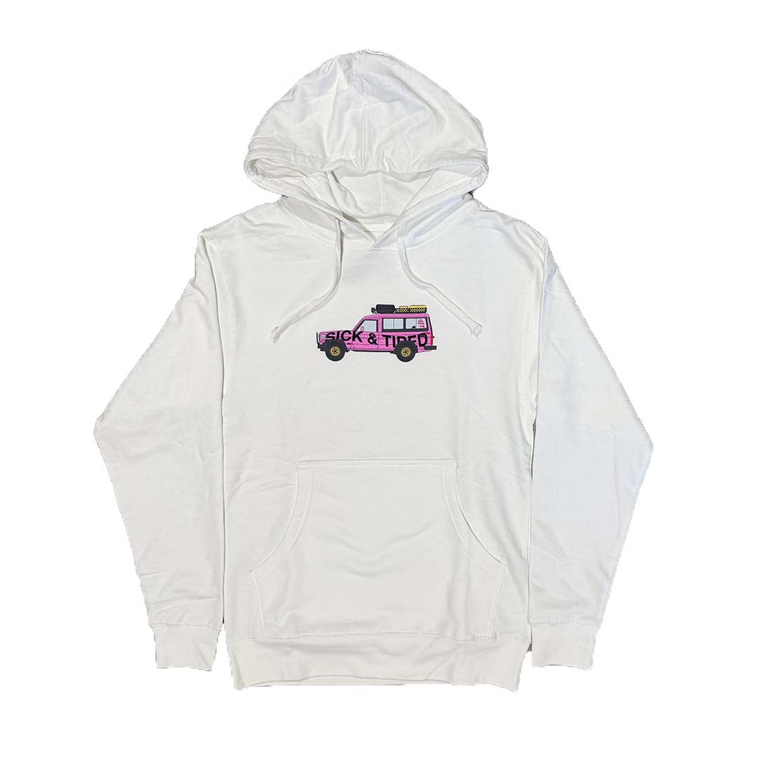 Anti Social Social Club Everyone in LA White Hoodie by Anti Social Social Club - NWAHYPE No.1 for streetwear Hoodies in USA