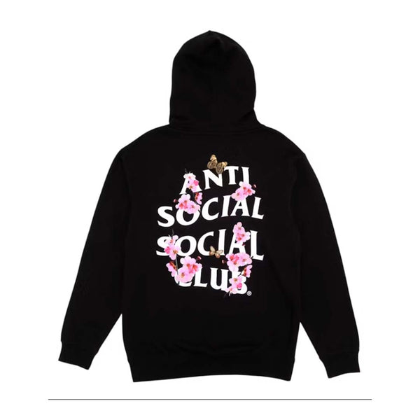 Anti Social Social Club Kkoch Hoodie Black Pink by Anti Social Social Club - NWAHYPE No.1 for streetwear Hoodies in USA