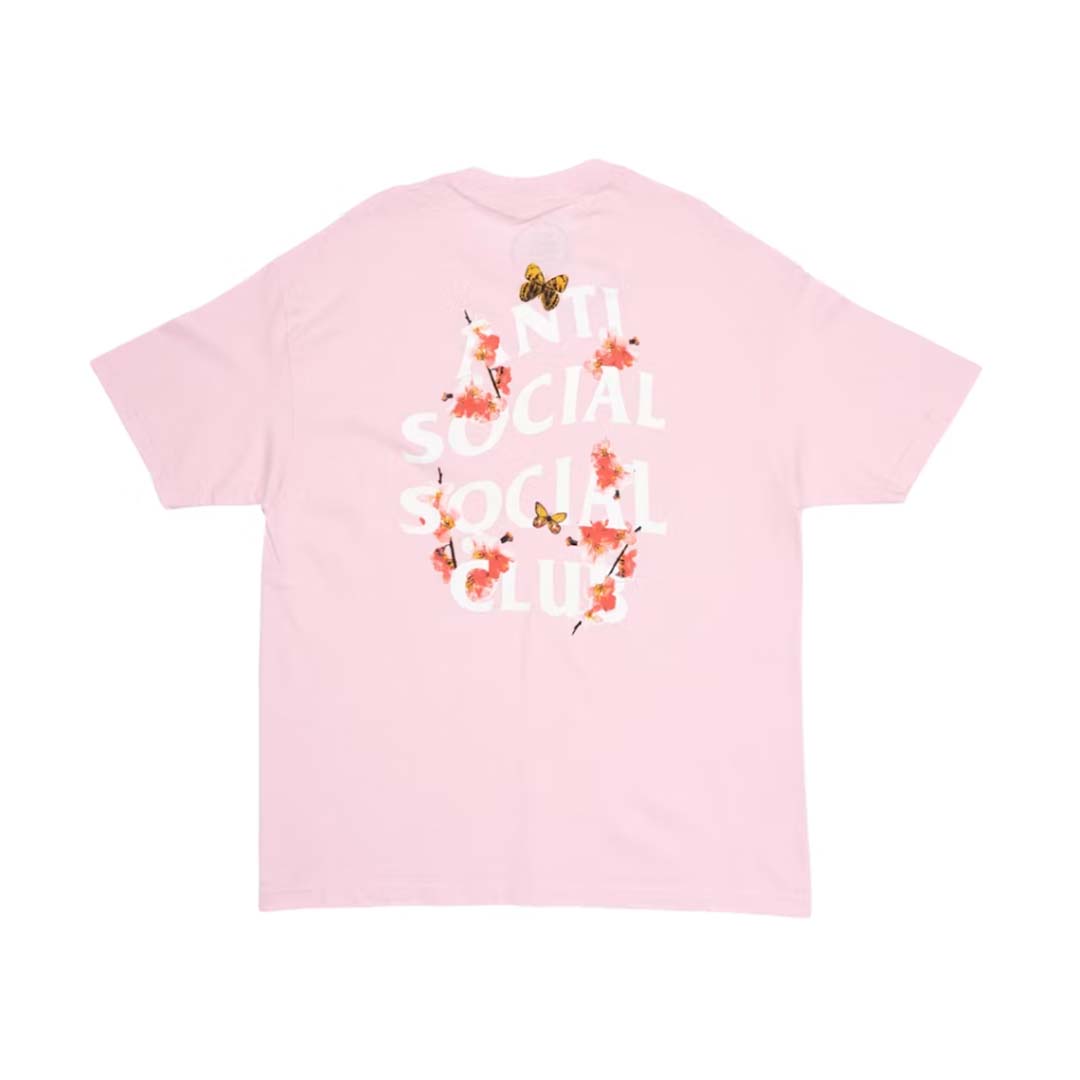 Anti Social Social Club Kkoch Tee Pink by Anti Social Social Club - NWAHype No.1 for streetwear T-Shirts in USA