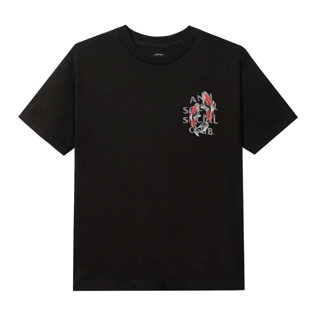 Anti Social Social Club Koi Black Tee by Anti Social Social Club - NWAHYPE No.1 for streetwear T-Shirts in USA