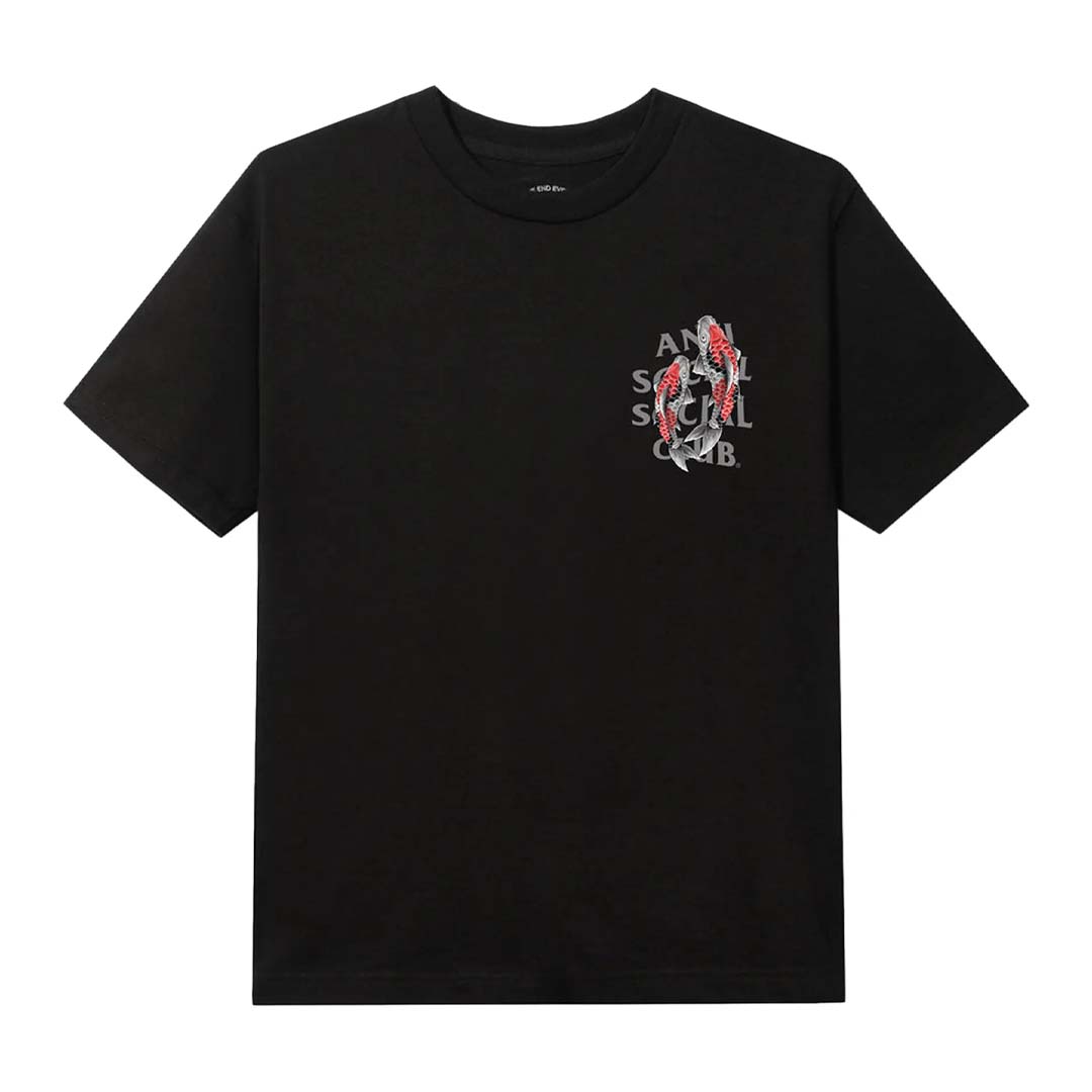 Anti Social Social Club Koi Black Tee by Anti Social Social Club - NWAHYPE No.1 for streetwear T-Shirts in USA