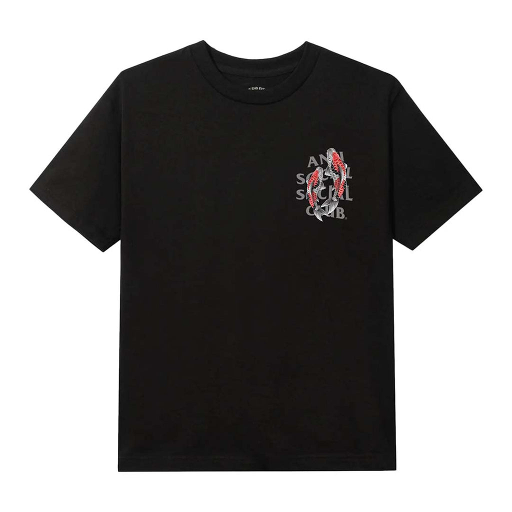 Anti Social Social Club Koi Garden 3M Black Tee by Anti Social Social Club - NWAHYPE No.1 for streetwear T-Shirts in USA