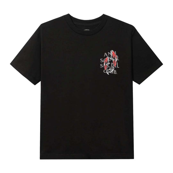 Anti Social Social Club Koi Garden 3M Black Tee by Anti Social Social Club - NWAHYPE No.1 for streetwear T-Shirts in USA