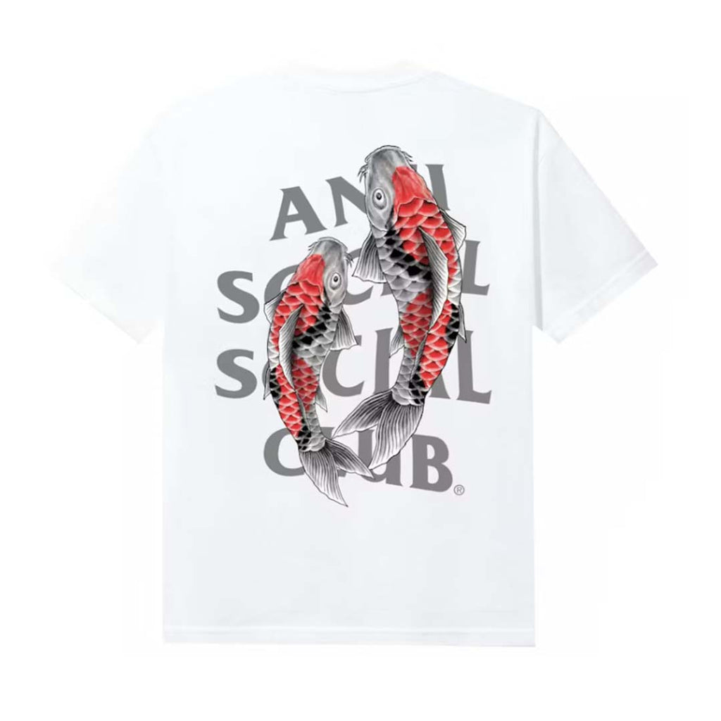 Anti Social Social Club Koi Garden 3M White Tee by Anti Social Social Club - NWAHYPE No.1 for streetwear T-Shirts in USA