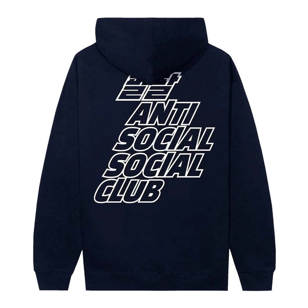Anti Social Social Club Midnight Club Hoodie 'Navy' by Anti Social Social Club - NWAHYPE No.1 for streetwear Hoodies in USA