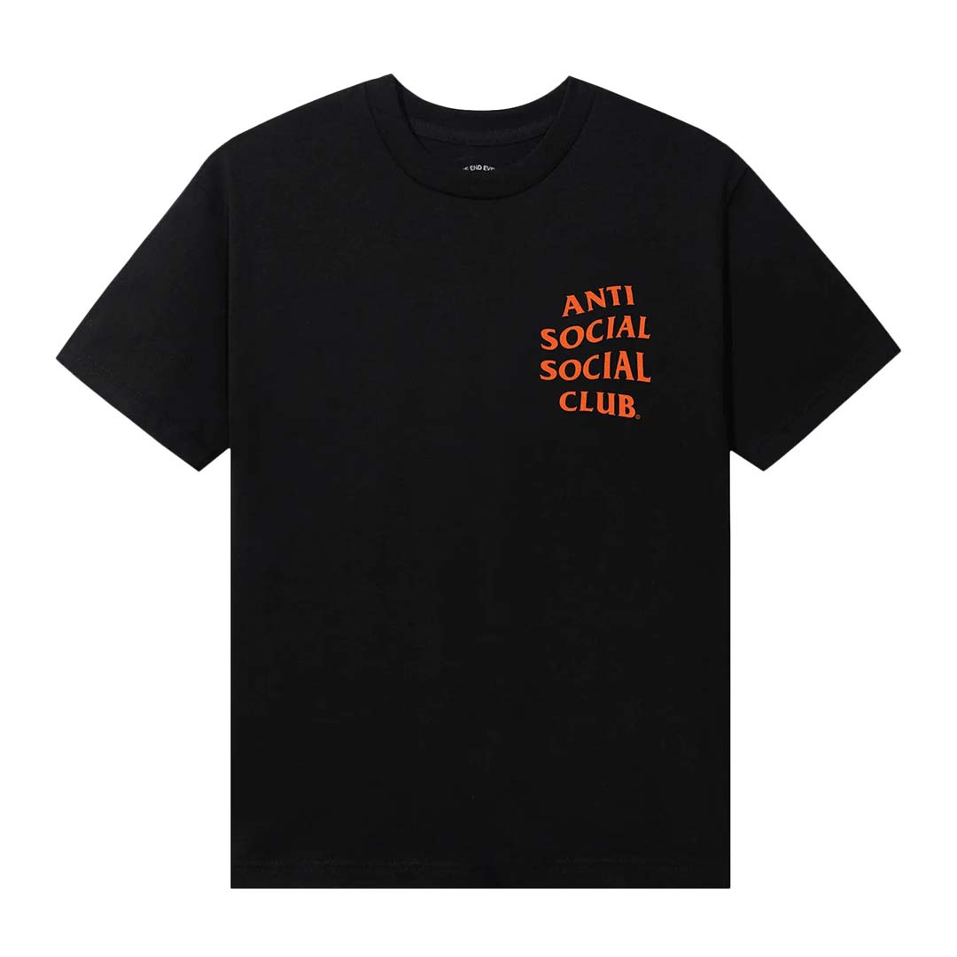 Anti Social Social Club Mind Games Black Orange Tee by Anti Social Social Club - NWAHYPE No.1 for streetwear T-Shirts in USA