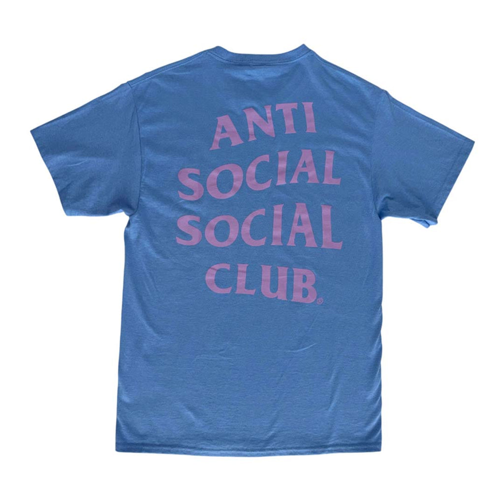 Anti Social Social Club Mind Games Carolina Blue Pink Tee by Anti Social Social Club - NWAHYPE No.1 for streetwear T-Shirts in USA