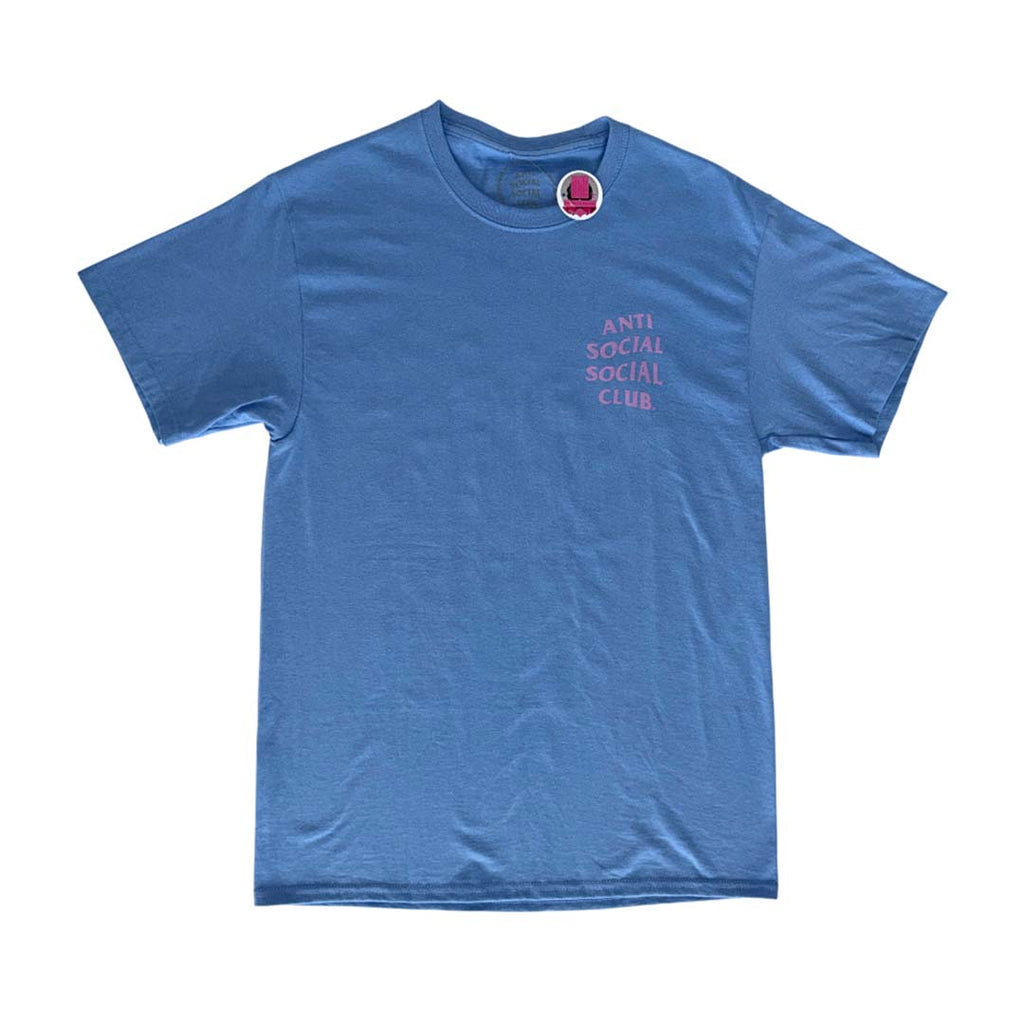 Anti Social Social Club Mind Games Carolina Blue Pink Tee by Anti Social Social Club - NWAHYPE No.1 for streetwear T-Shirts in USA