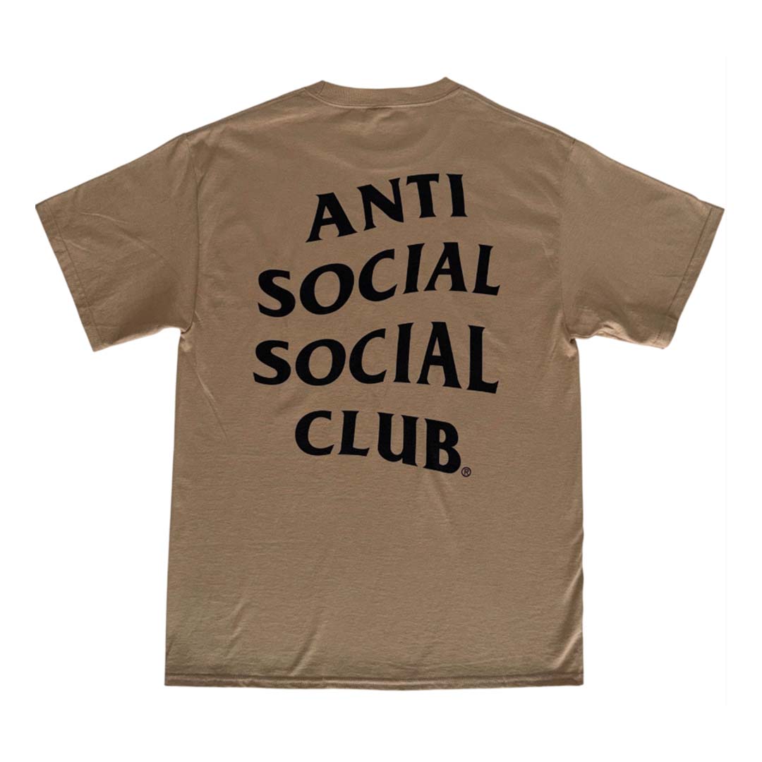 Anti Social Social Club Mind Games Sand Black Tee – NWAHYPE