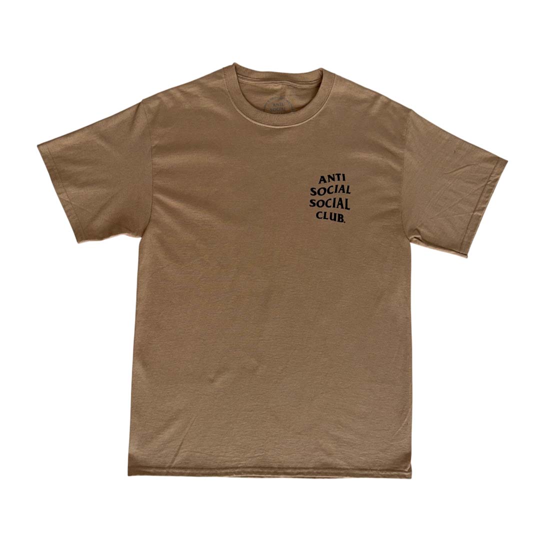 Anti Social Social Club Mind Games Sand Tee by Anti Social Social Club - NWAHYPE No.1 for streetwear T-Shirts in USA