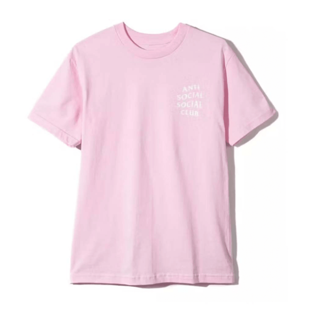 Anti Social Social Club Mind Games Tee Light Pink by Anti Social Social Club - NWAHYPE No.1 for streetwear T-Shirts in USA