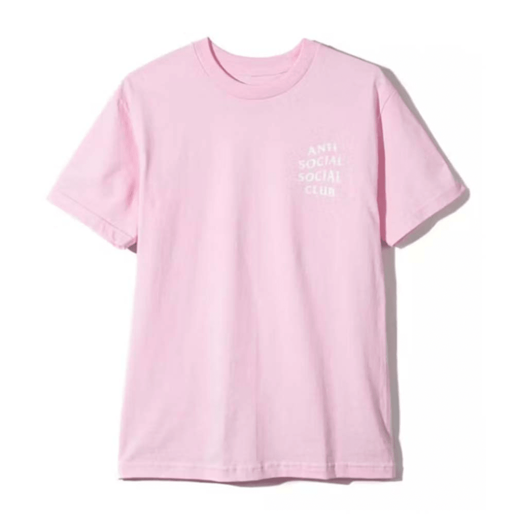 Anti Social Social Club Mind Games Tee Light Pink by Anti Social Social Club - NWAHYPE No.1 for streetwear T-Shirts in USA