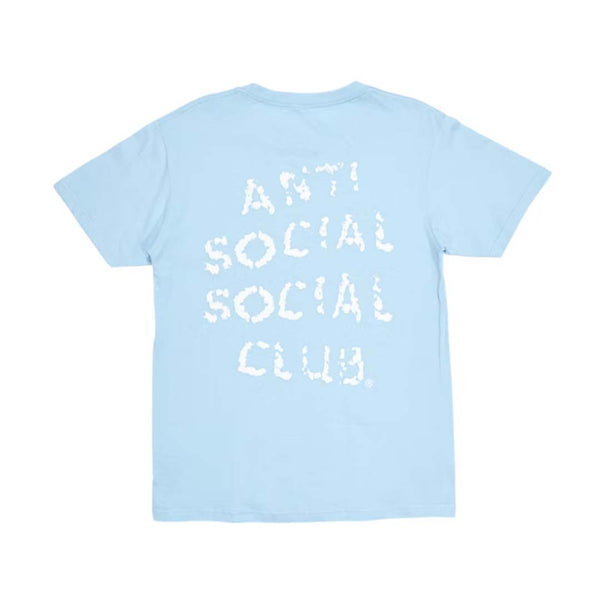 Anti Social Social Club Partly Cloudy Light Blue Tee by Anti Social Social Club - NWAHYPE No.1 for streetwear T-Shirts in USA