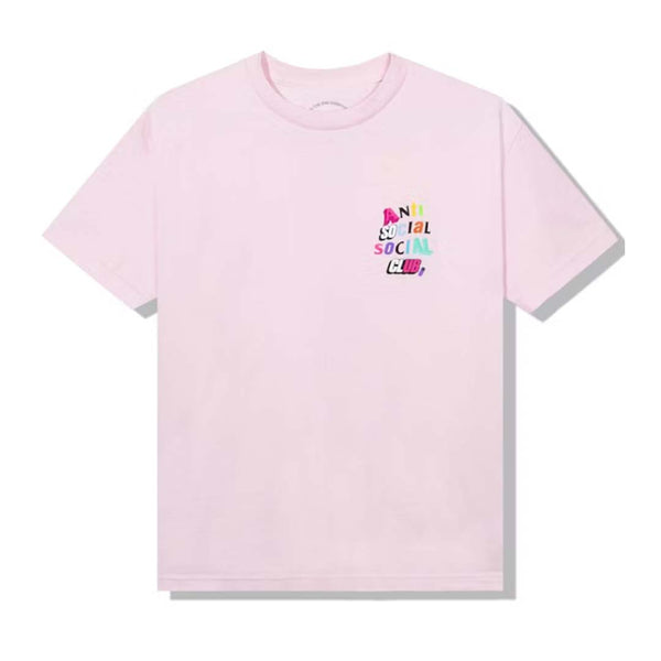 Anti Social Social Club Pink Real Me Tee by Anti Social Social Club - NWAHYPE No.1 for streetwear T-Shirts in USA