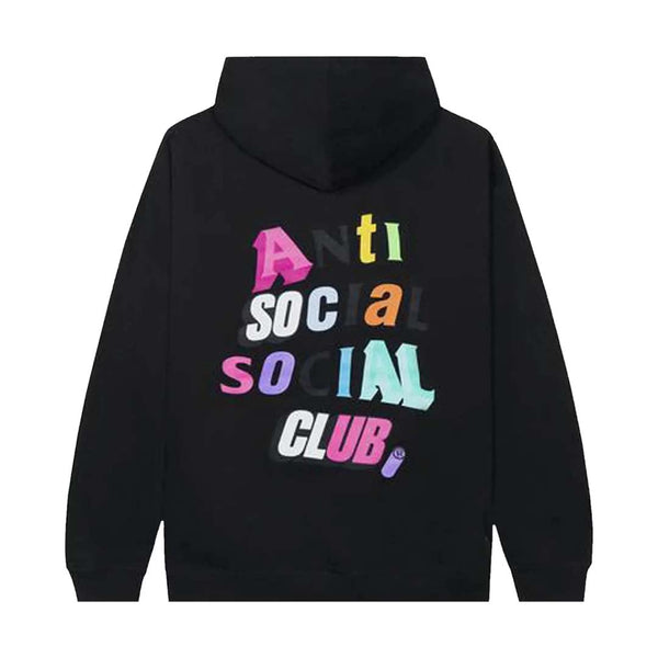 Anti Social Social Club The Real Me Hoodie Black Multi Color by Anti Social Social Club - NWAHYPE No.1 for streetwear Hoodies in USA
