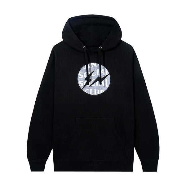 Anti Social Social Club x Fragment Interference Hoodie Black Grey by Anti Social Social Club - NWAHYPE No.1 for streetwear Hoodies in USA