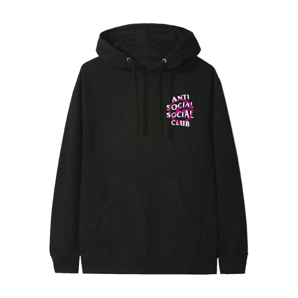 Anti Social Social Club x Fragment Pink Bolt Hoodie by Anti Social Social Club - NWAHype 1 for streetwear Hoodies in USA