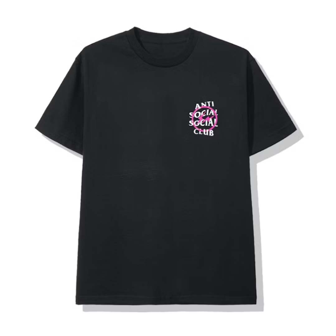 Anti Social Social Club x Fragment Pink Bolt Tee by Anti Social Social Club - NWAHype 1 for streetwear T-Shirts in USA