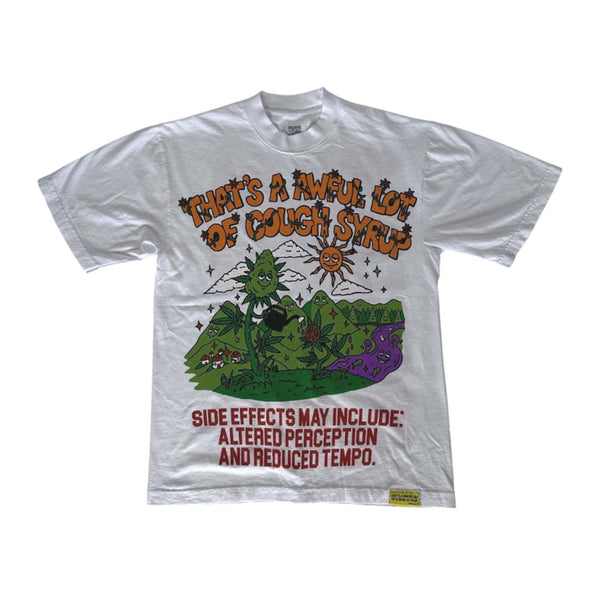 Awful Lot of Cough Syrup 4/20 Buds Tee White by Awful Lot of Cough Syrup - NWAHYPE No.1 for streetwear T-Shirts in USA