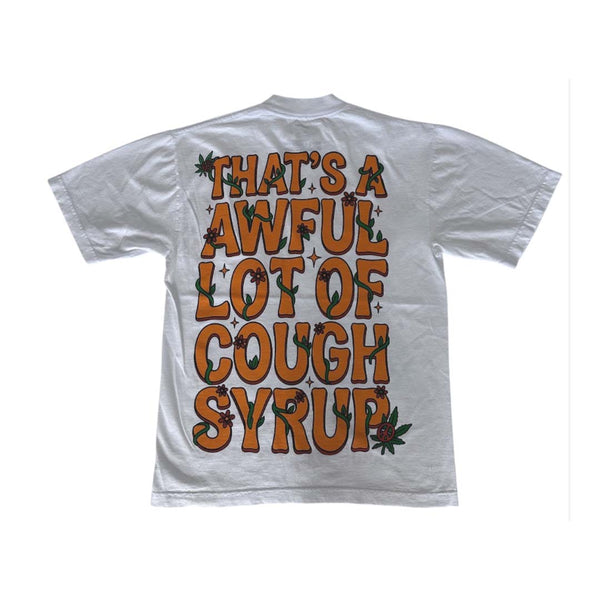 Awful Lot of Cough Syrup 4/20 Buds Tee White by Awful Lot of Cough Syrup - NWAHYPE No.1 for streetwear T-Shirts in USA