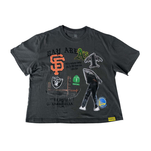 Awful Lot of Cough Syrup Bay Area Umbrella Tee Grey by Awful Lot of Cough Syrup - NWAHYPE No.1 for streetwear T-Shirts in USA