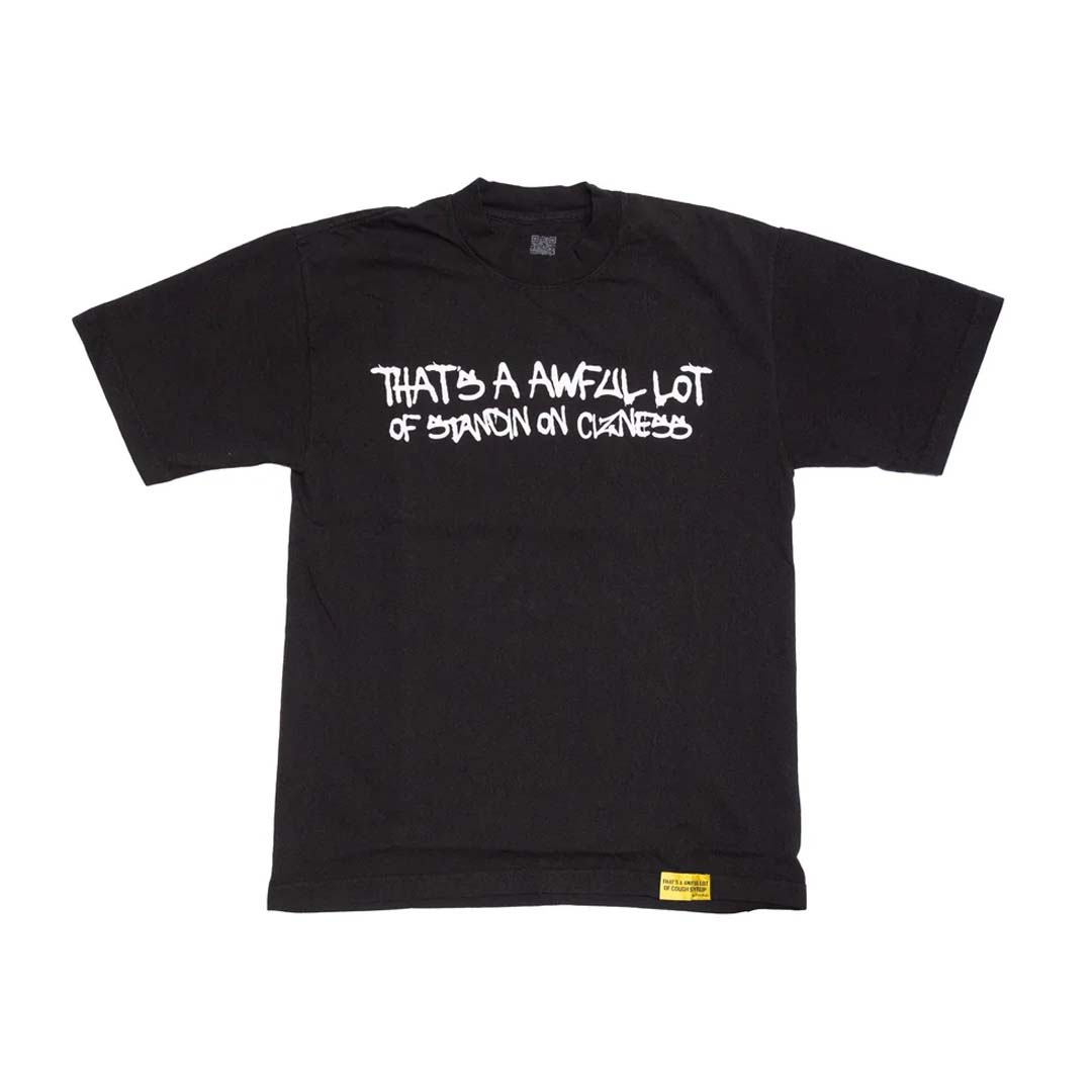 Awful Lot of Cough Syrup Black Cizness Tee by Awful Lot of Cough Syrup - NWAHYPE No.1 for streetwear T-Shirts in USA