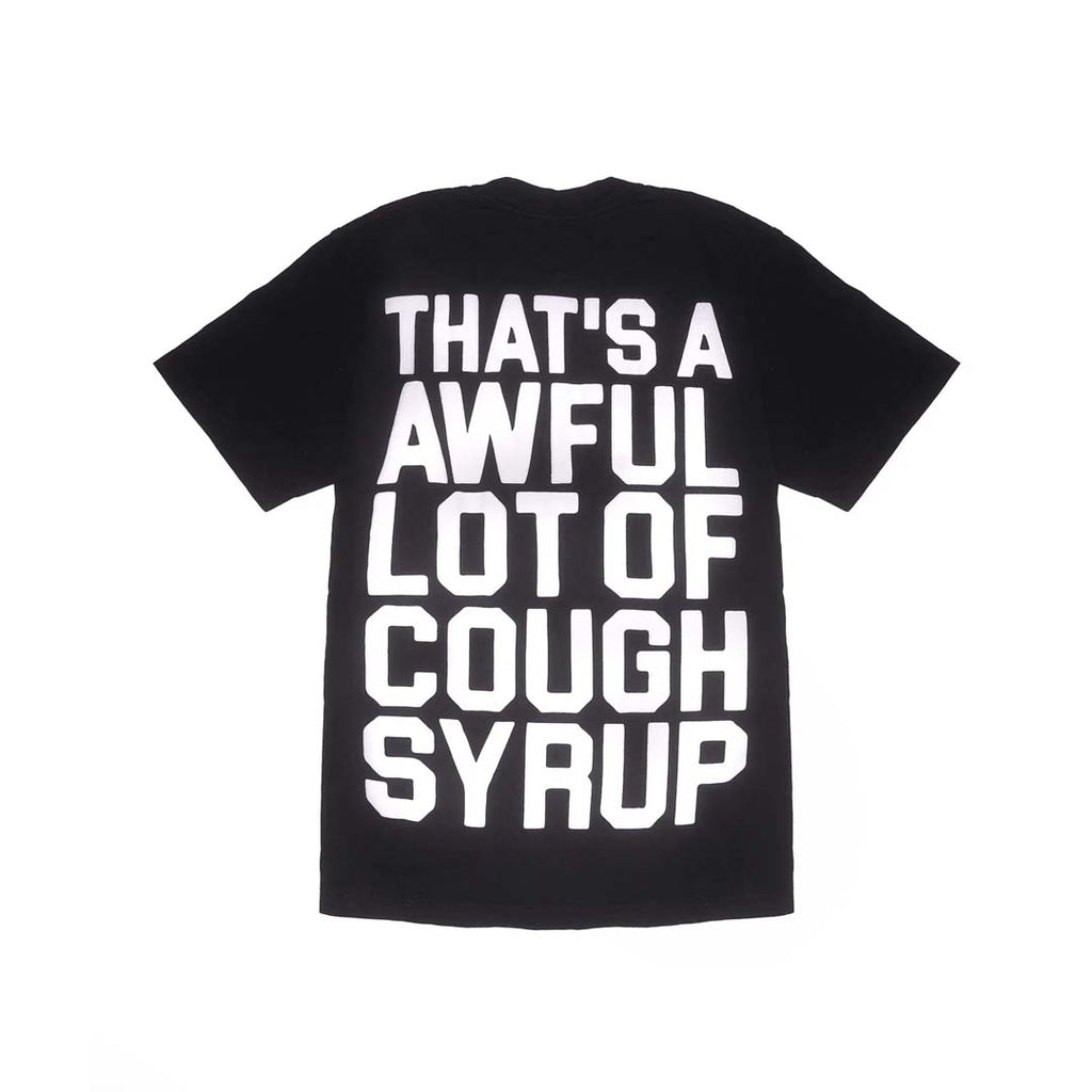 Awful Lot of Cough Syrup Black Spell Out Tee by Awful Lot of Cough Syrup - NWAHYPE No.1 for streetwear T-Shirts in USA
