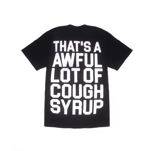 Awful Lot of Cough Syrup Black Spell Out Tee by Awful Lot of Cough Syrup - NWAHYPE No.1 for streetwear T-Shirts in USA