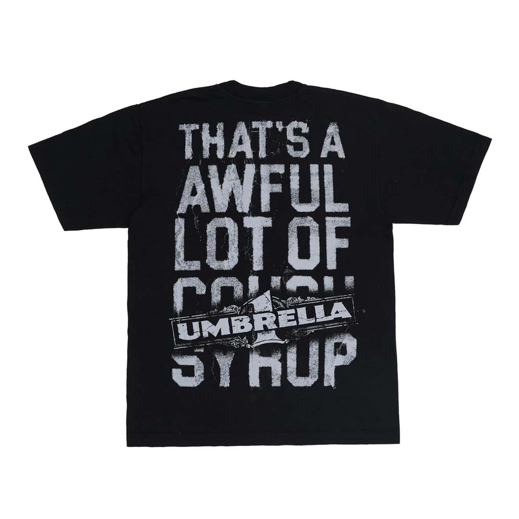Awful Lot of Cough Syrup Black Umbrella Tee by Awful Lot of Cough Syrup - NWAHYPE No.1 for streetwear T-Shirts in USA