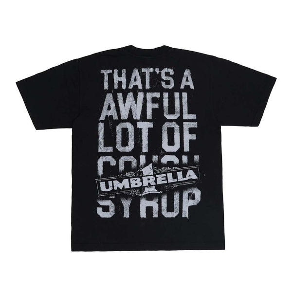 Awful Lot of Cough Syrup Black Umbrella Tee by Awful Lot of Cough Syrup - NWAHYPE No.1 for streetwear T-Shirts in USA