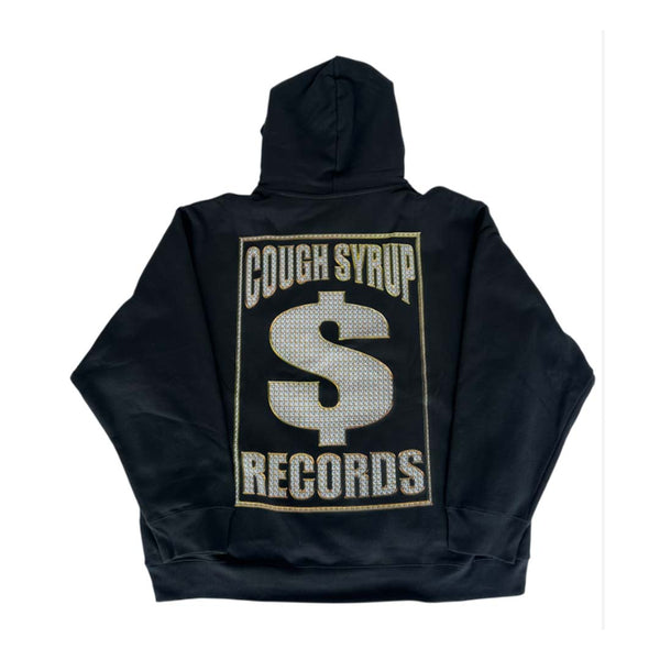 Awful Lot of Cough Syrup Bling Logo Hoodie Black by Awful Lot of Cough Syrup - NWAHYPE No.1 for streetwear Hoodies in USA