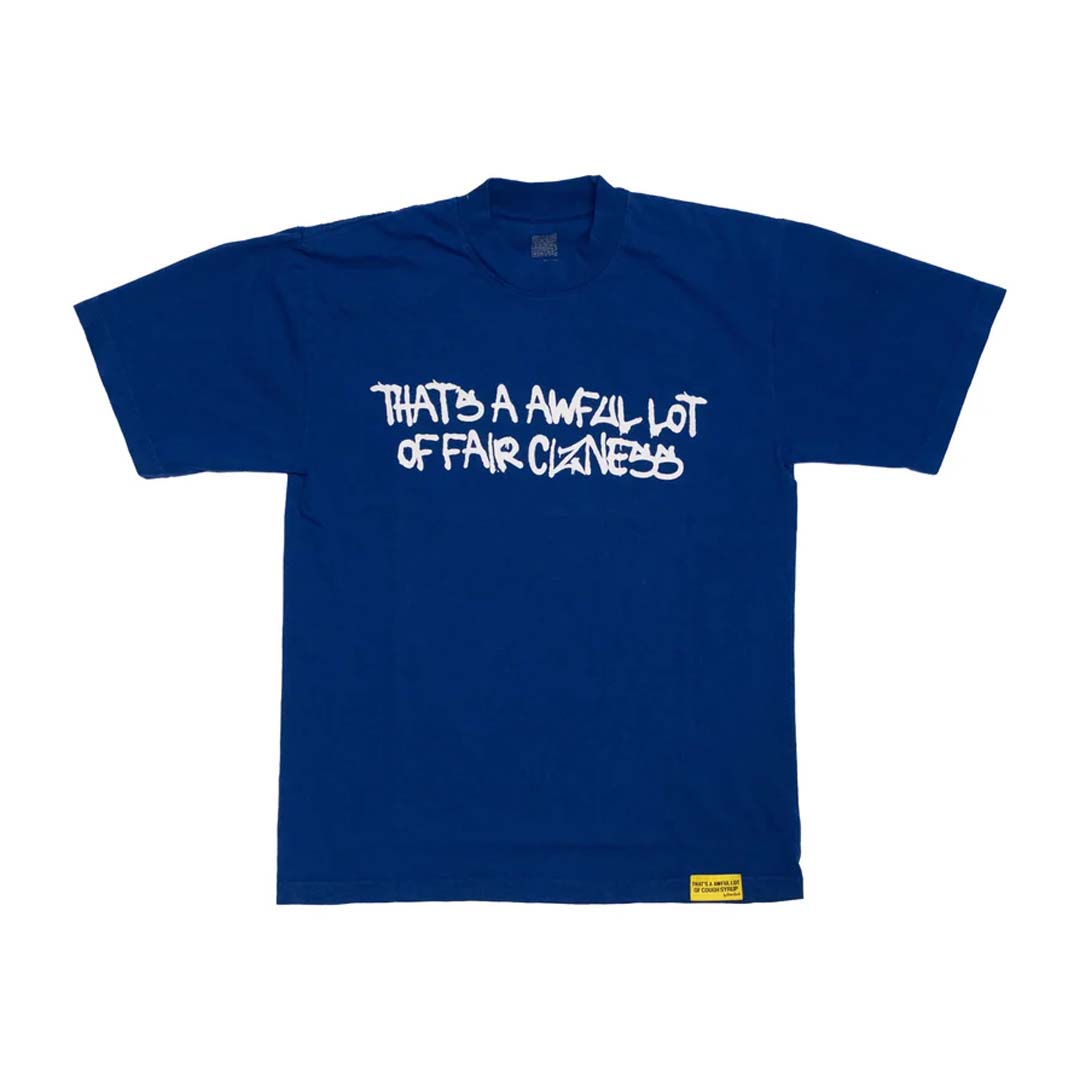 Awful Lot of Cough Syrup Blue Cizness Tee by Awful Lot of Cough Syrup - NWAHYPE No.1 for streetwear T-Shirts in USA