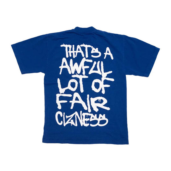Awful Lot of Cough Syrup Blue Cizness Tee by Awful Lot of Cough Syrup - NWAHYPE No.1 for streetwear T-Shirts in USA