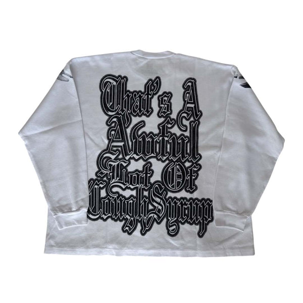 Awful Lot of Cough Syrup Cupid Tattoo Thermal Long Sleeve Tee by Awful Lot of Cough Syrup - NWAHYPE No.1 for streetwear T-Shirts in USA