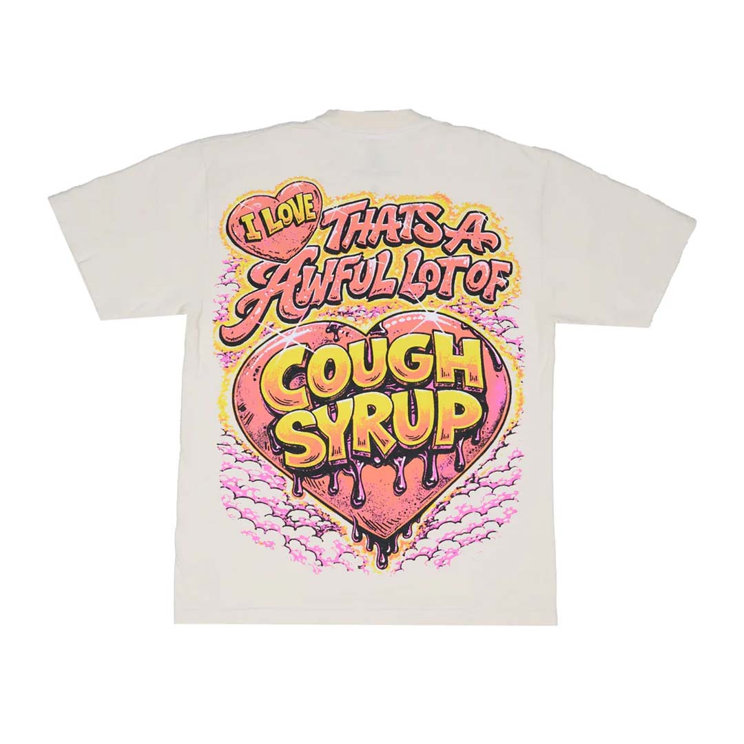 Awful Lot of Cough Syrup Cupid Tee Cream by Awful Lot of Cough Syrup - NWAHYPE No.1 for streetwear T-Shirts in USA