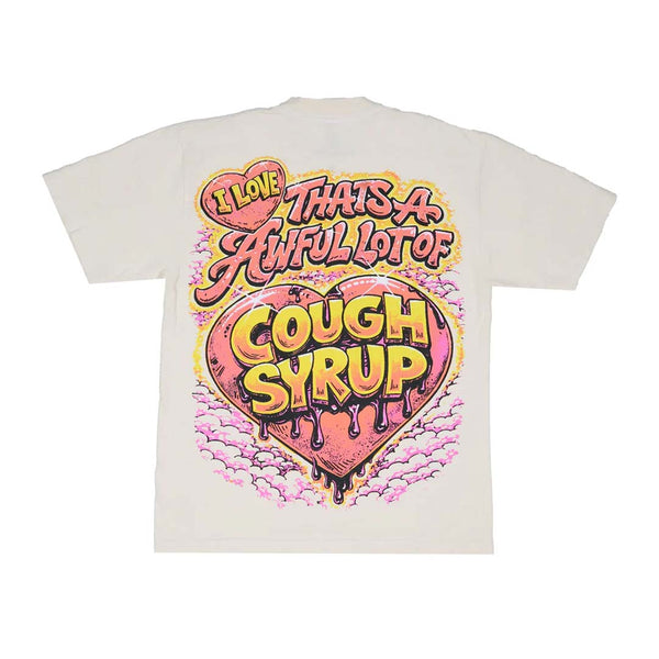 Awful Lot of Cough Syrup Cupid Tee Cream by Awful Lot of Cough Syrup - NWAHYPE No.1 for streetwear T-Shirts in USA