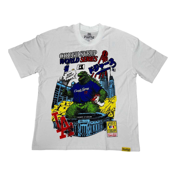 Awful Lot of Cough Syrup Dodgers Tee White by Awful Lot of Cough Syrup - NWAHYPE No.1 for streetwear T-Shirts in USA