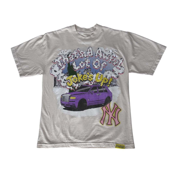 Awful Lot of Cough Syrup Jokes Up Tee Cream by Awful Lot of Cough Syrup - NWAHYPE No.1 for streetwear T-Shirts in USA