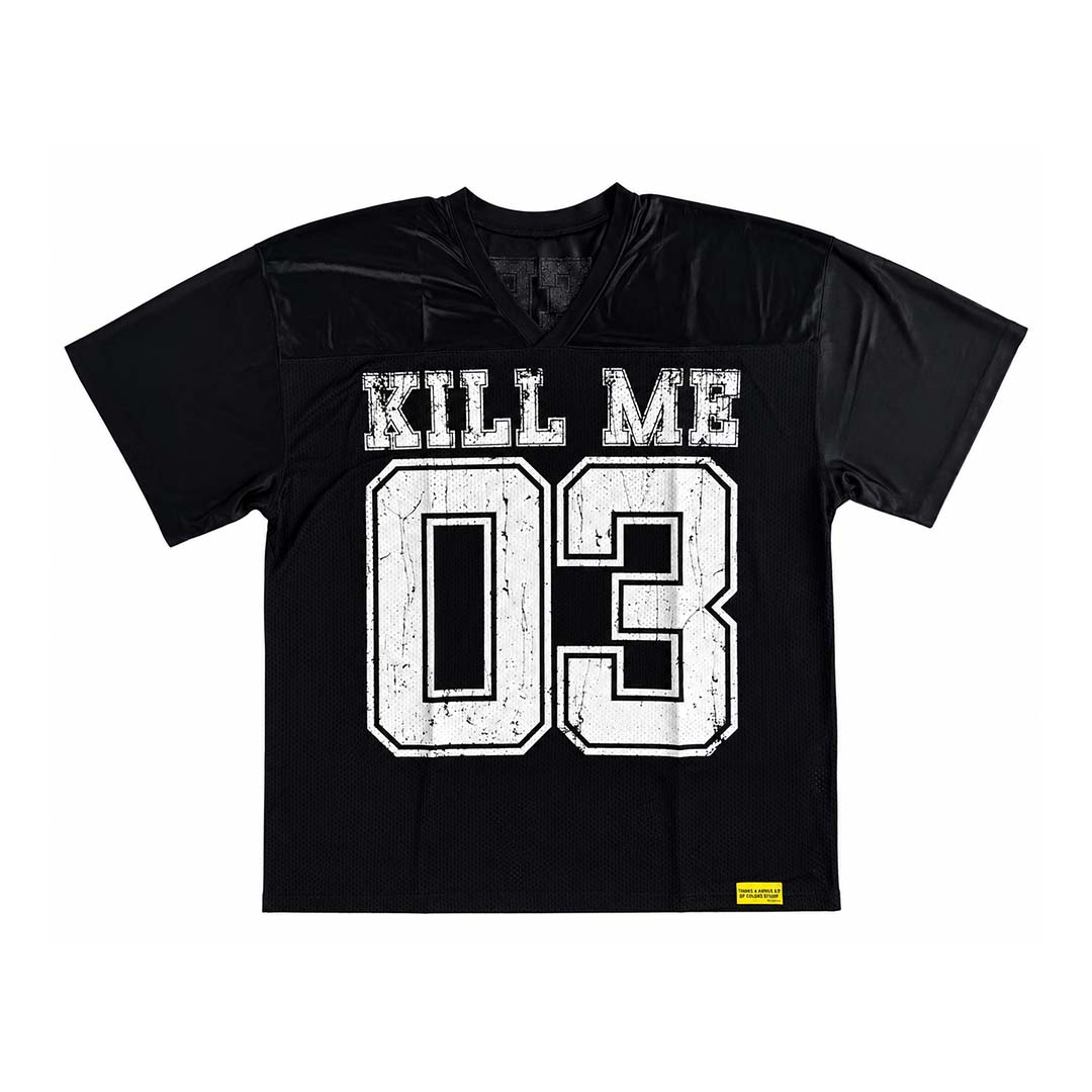 Awful Lot of Cough Syrup Kill Me Greedo 03 Black Mesh Jersey Tee by Awful Lot of Cough Syrup - NWAHYPE No.1 for streetwear T-Shirts in USA