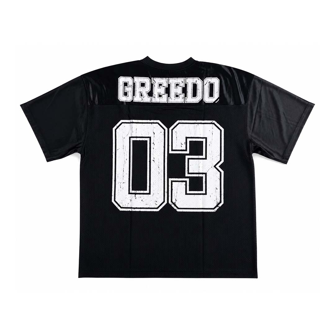 Awful Lot of Cough Syrup Kill Me Greedo 03 Black Mesh Jersey Tee by Awful Lot of Cough Syrup - NWAHYPE No.1 for streetwear T-Shirts in USA