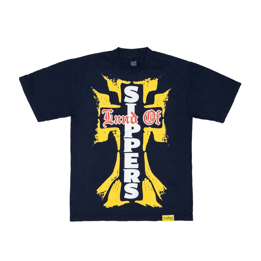 Awful Lot of Cough Syrup Land of Sippers Tee Black by Awful Lot of Cough Syrup - NWAHYPE No.1 for streetwear T-Shirts in USA