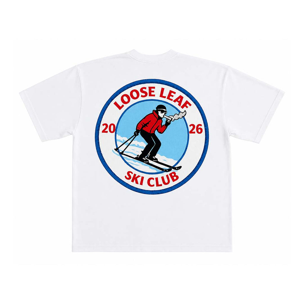 Awful Lot of Cough Syrup Loose Leaf Aspen White Tee by Awful Lot of Cough Syrup - NWAHYPE No.1 for streetwear T-Shirts in USA
