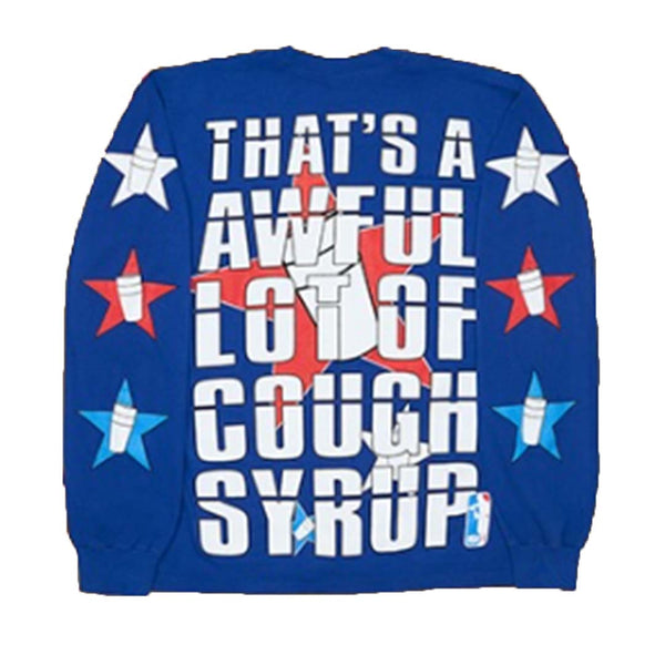 Awful Lot of Cough Syrup National Sippers Association LS Tee Blue by Awful Lot of Cough Syrup - NWAHYPE No.1 for streetwear T-Shirts in USA