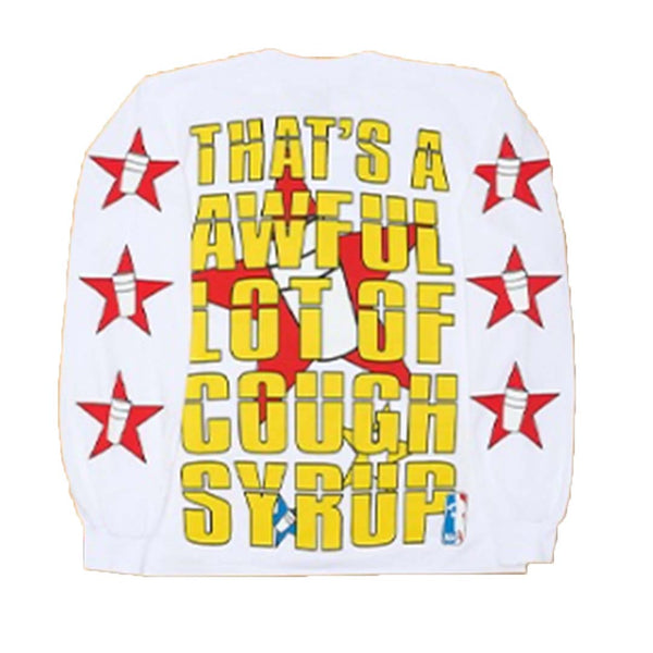 Awful Lot of Cough Syrup National Sippers Association LS Tee White by Awful Lot of Cough Syrup - NWAHYPE No.1 for streetwear T-Shirts in USA