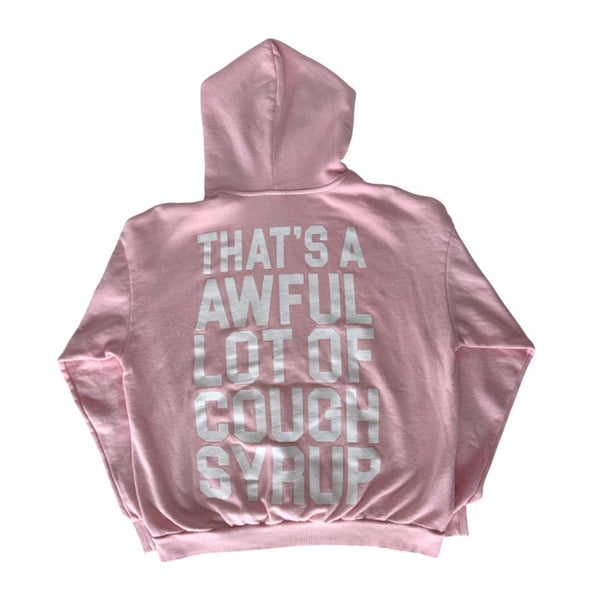 Awful Lot of Cough Syrup Pink Springs Hoodie by Awful Lot of Cough Syrup - NWAHYPE No.1 for streetwear Hoodies in USA
