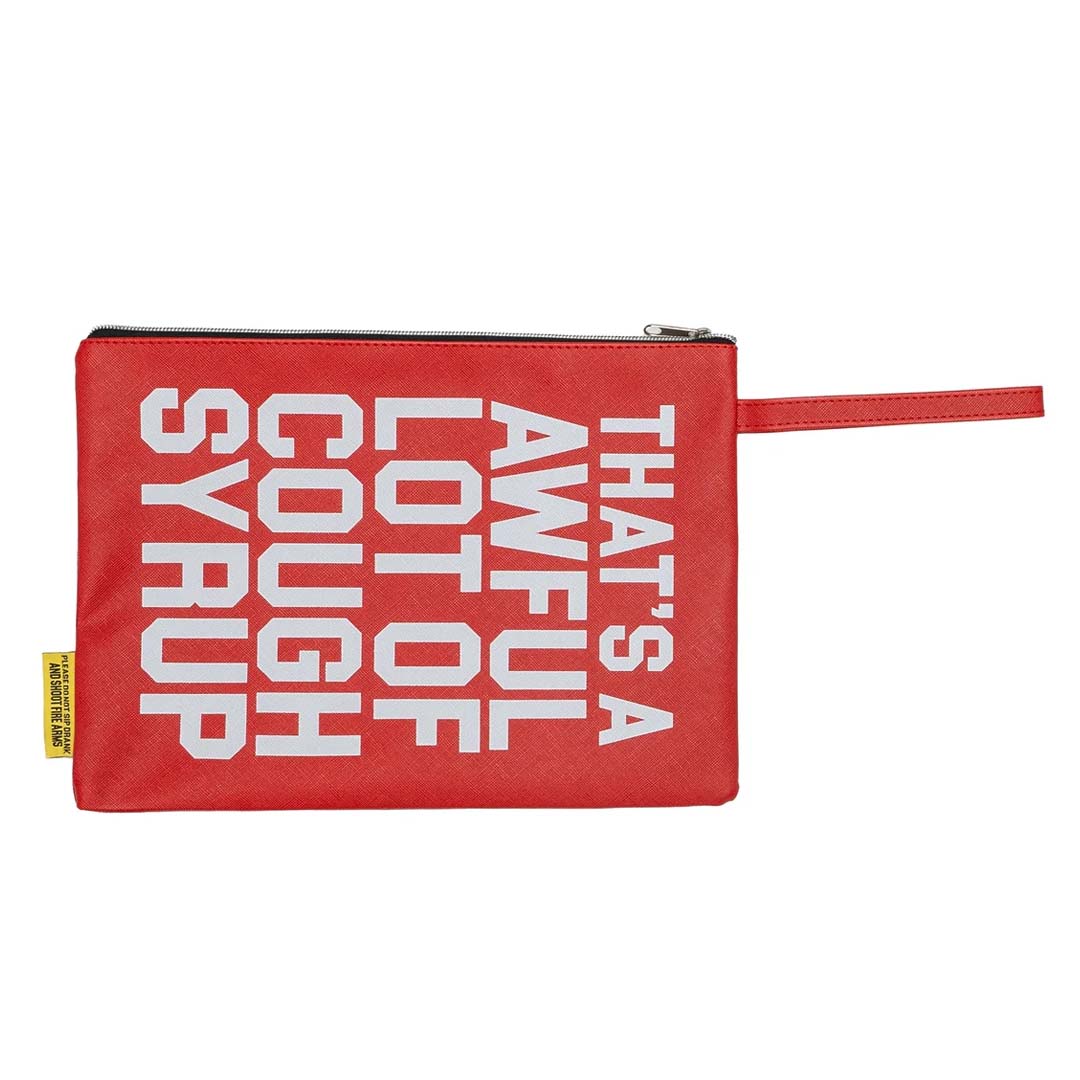Awful Lot of Cough Syrup Red Money Bag by Awful Lot of Cough Syrup - NWAHYPE No.1 for streetwear Accessories in USA