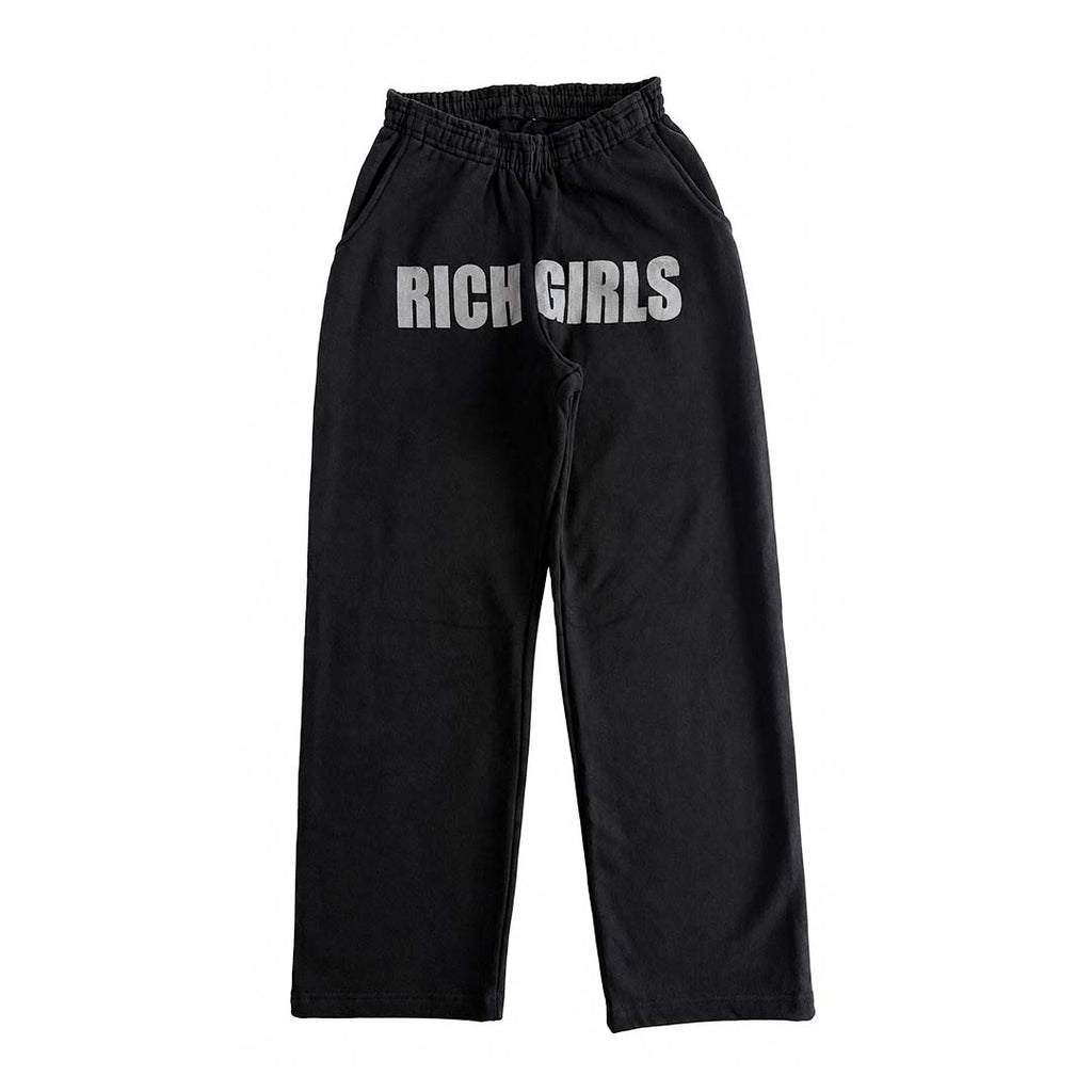 Awful Lot of Cough Syrup Rich Girls Black Sweatpants by Awful Lot of Cough Syrup - NWAHYPE No.1 for streetwear Pants in USA