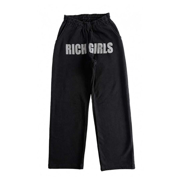 Awful Lot of Cough Syrup Rich Girls Black Sweatpants by Awful Lot of Cough Syrup - NWAHYPE No.1 for streetwear Pants in USA