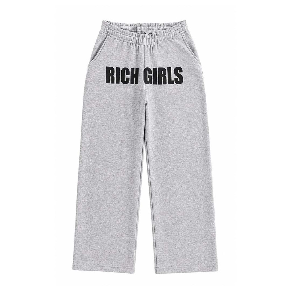 Awful Lot of Cough Syrup Rich Girls Grey Sweatpants by Awful Lot of Cough Syrup - NWAHYPE No.1 for streetwear Pants in USA